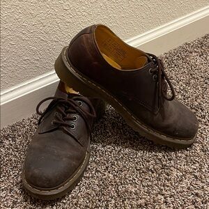 Dr. Martens Dark Brown Leather Derbys